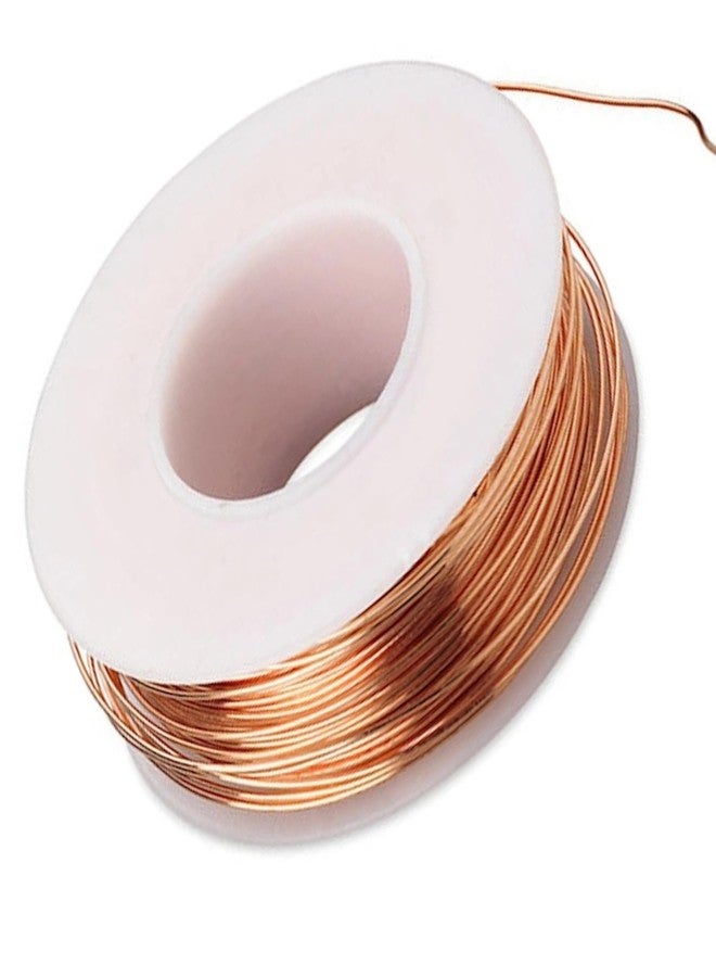 POWER HUB 20 Meters - 22 Gauge (0.71mm) Bare Copper Wire - 99.9% Pure - Dead Soft - Without Enameled - Craft Wire - Beading - Image 1